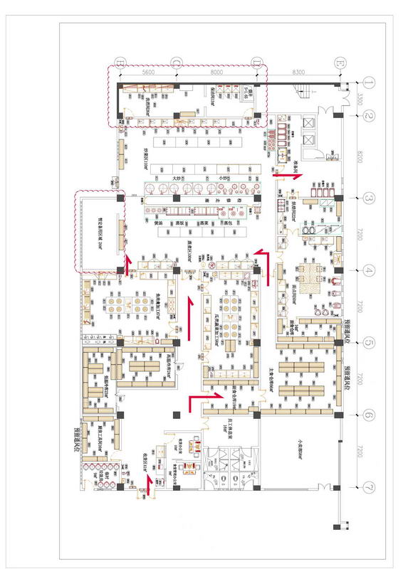 江門(mén)普利司通廚房設(shè)計(jì)圖